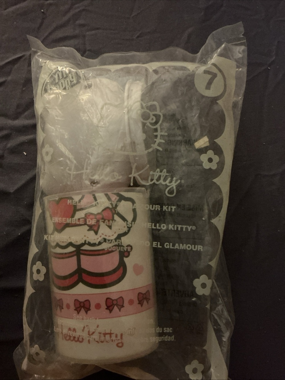 SEALED Hello Kitty McDonald’s Happy Meal Toy Unopened Plastic Toy Case 2007